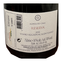 Image de Herdade Aldeia de Cima Réserve - Vin Rouge